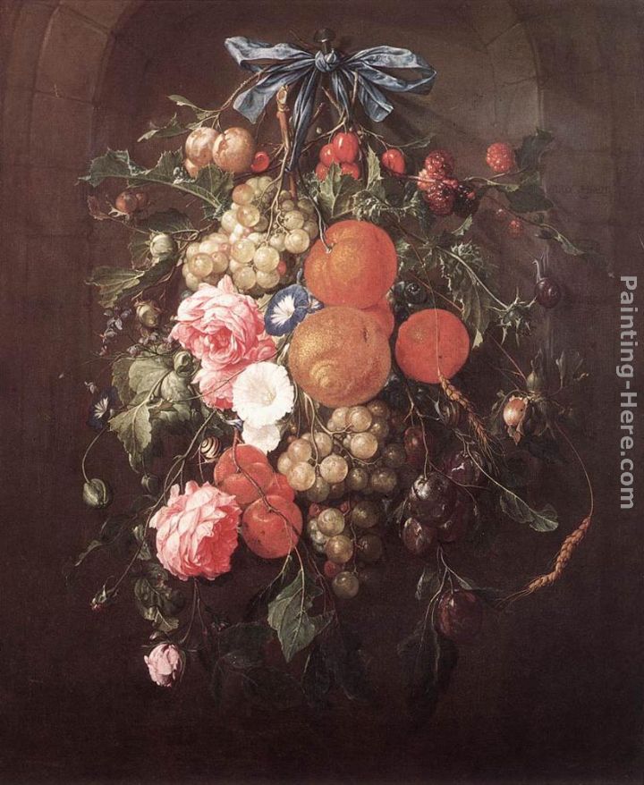 Still-Life with Flowers painting - Cornelis de Heem Still-Life with Flowers art painting